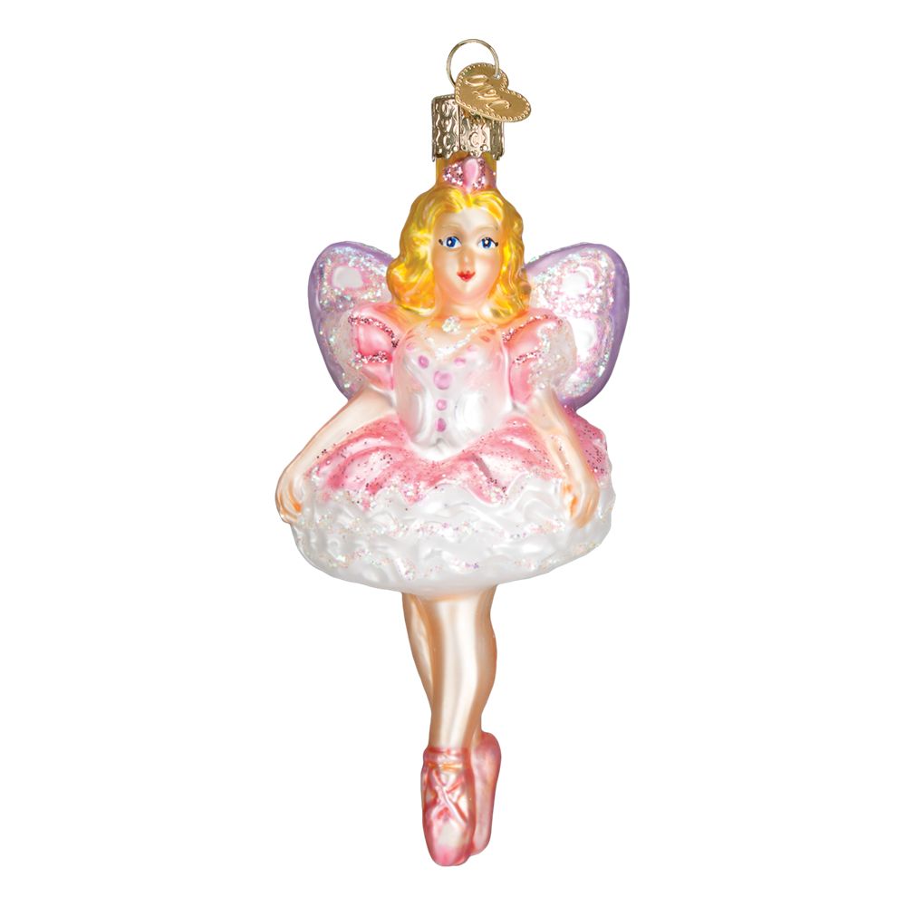Old World Christmas Sugar Plum Fairy Glass Ornament