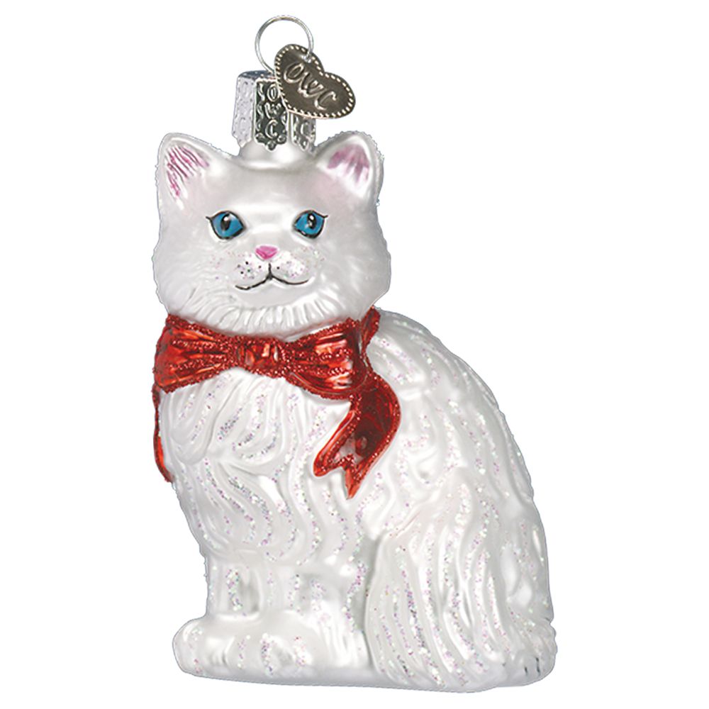 Old World Christmas Princess Kitty Glass Ornament