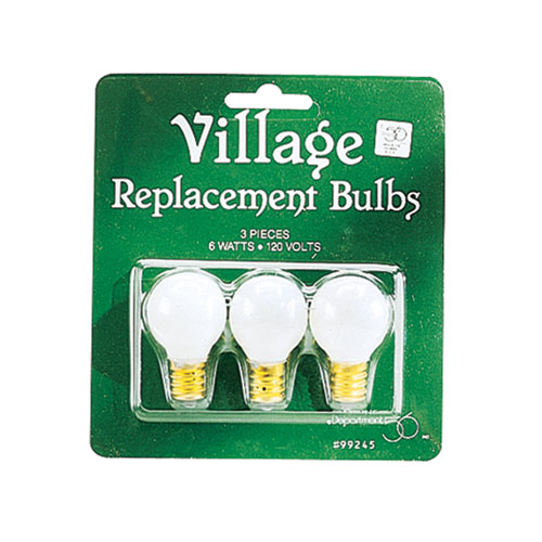 Department 56 Village Cross Product Replacement Round Light Bulbs