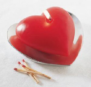 tag Scented Heart Candle