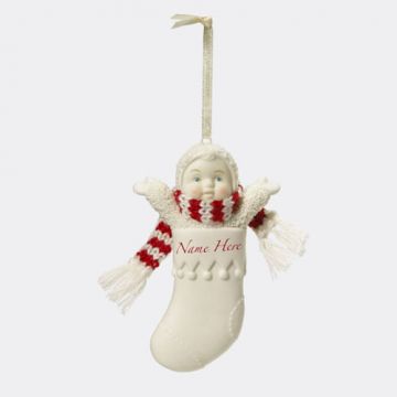 Snowbabies Celebrations Stocking Surprise Favorite Teacher Ornament