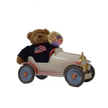 Lenox Race Time Teddy Figurine