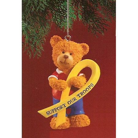 Russ Berrie Yellow Ribbon Hanging Ornament