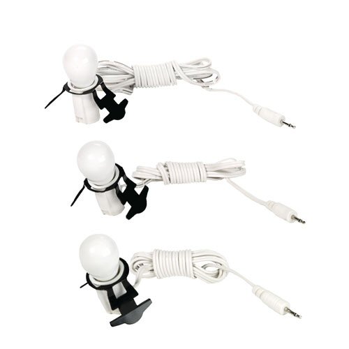 Department 56 Village Additional Building Light Cord Accessory 53598 Set of 3 