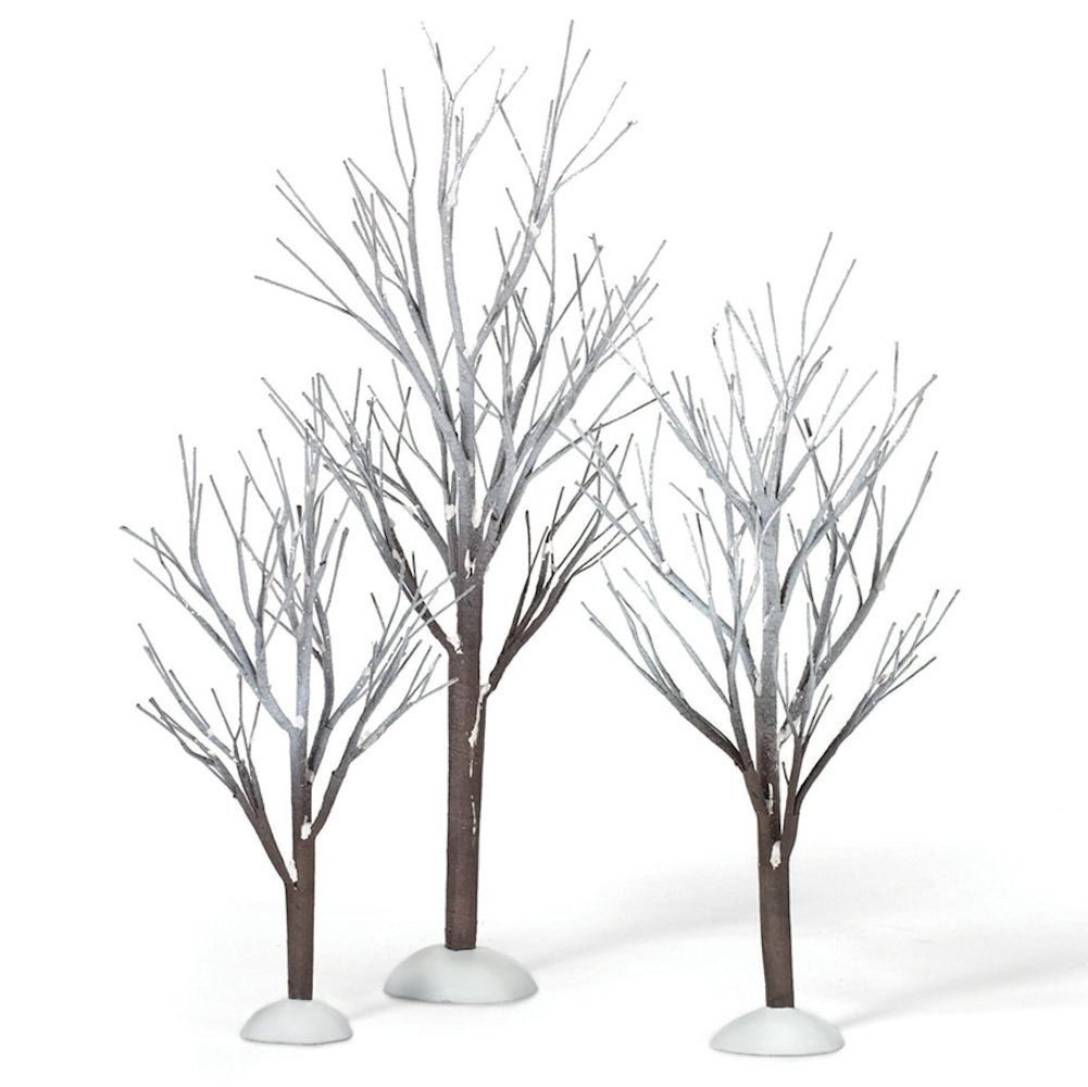 Department 56 Village Cross Product First Frost Trees