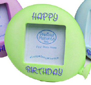 Precious Moments Birthday Gifts Green Balloon Picture Frame