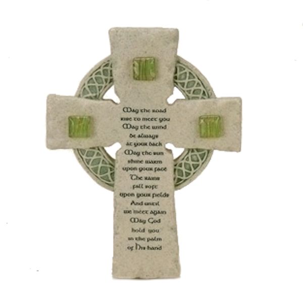 Roman Irish Keepsakes Collection Irish Blessing Faithstone Wall Cross
