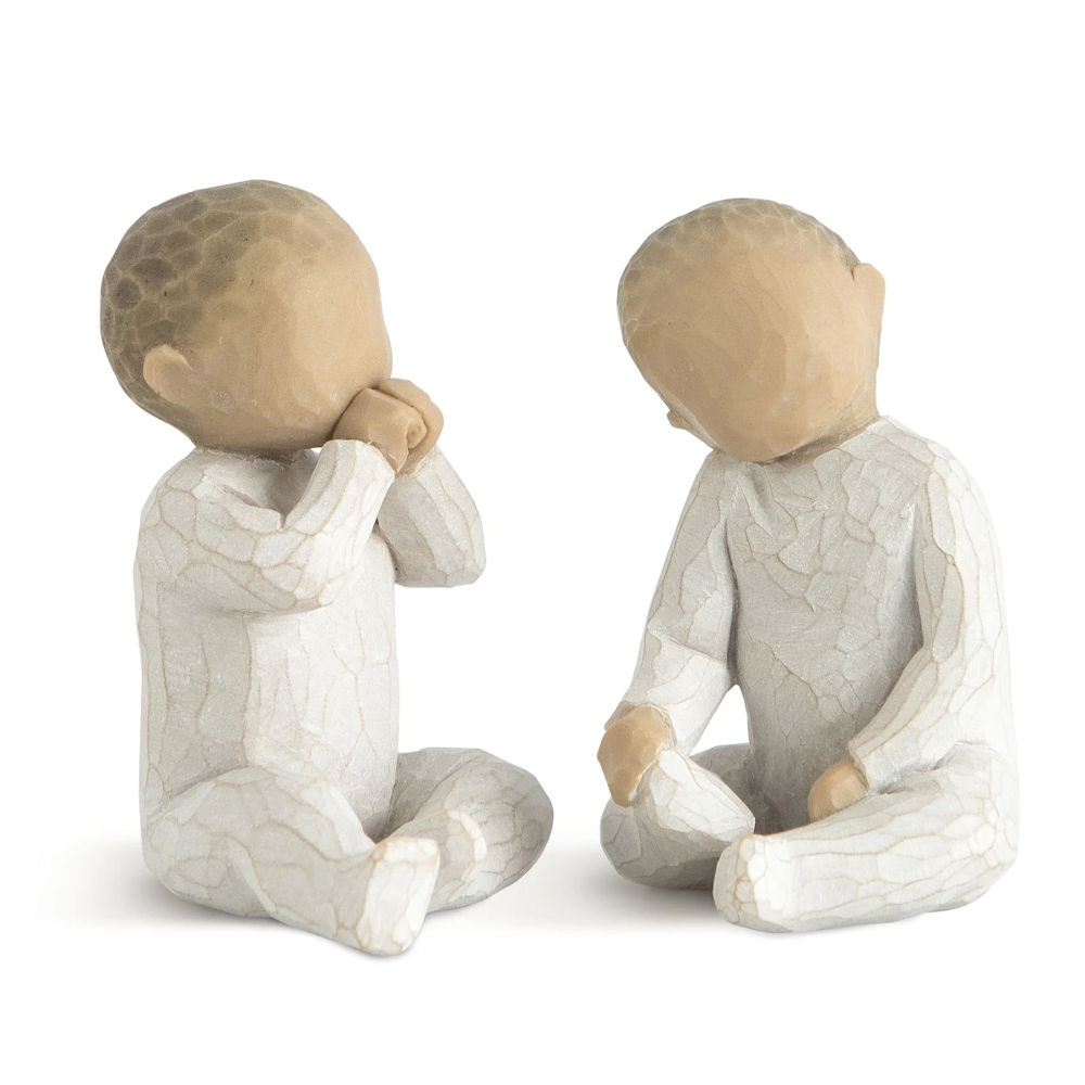 Willow Tree Two Together New Baby Twins Figurine