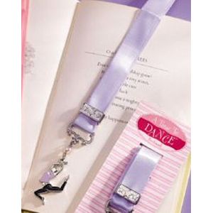 Russ Berrie Charm Bookmarks Purple Ballerina