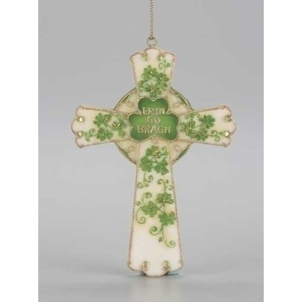 Roman Irish Cross Ornament
