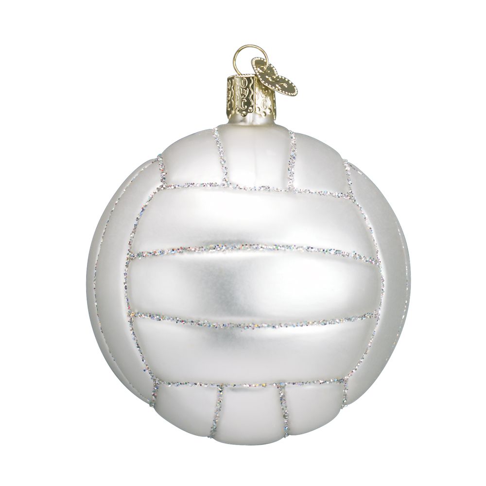 Old World Christmas Volley Ball Glass Ornament
