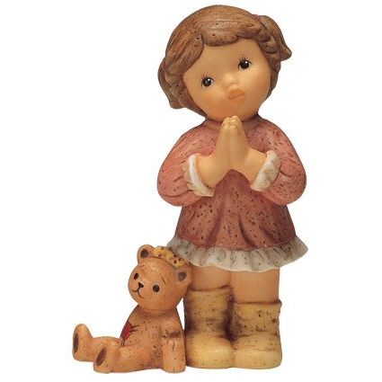 Little Wishes Pray with Me (Girl) Figurine