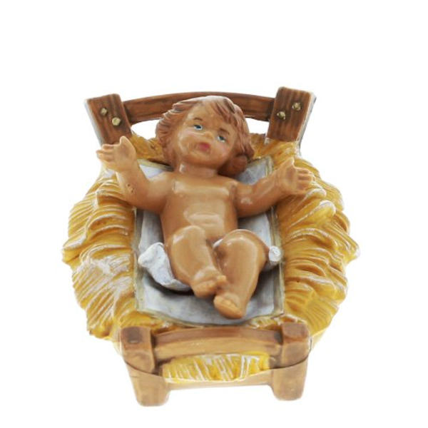 Fontanini 5 inch Scale Infant with Manger Nativity Figurine