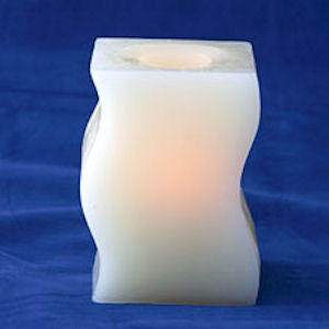 Candle Impressions Vanilla Scented Bookends Battery Operated Candle