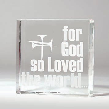 Seagull Studios Crystal Reflections For God So Loved the World