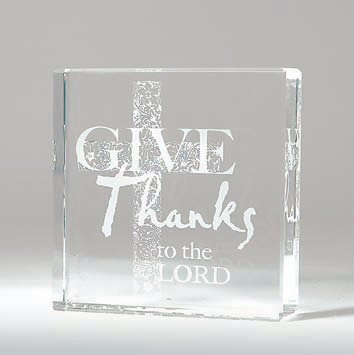 Seagull Studios Crystal Reflections Give Thanks To God