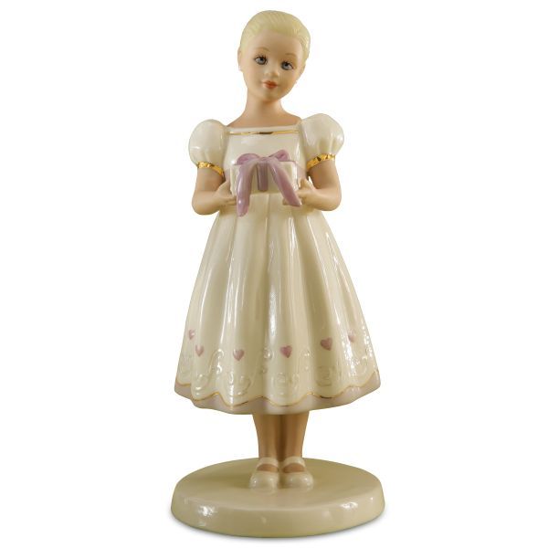 Lenox Sandra Kuck Birthday Surprise Blonde Figurine