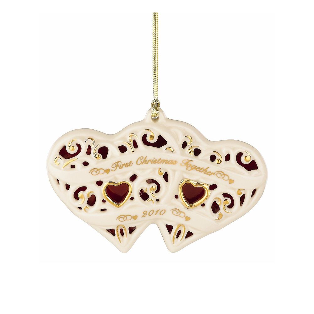 Lenox 2010 Together for Christmas Heart Ornament