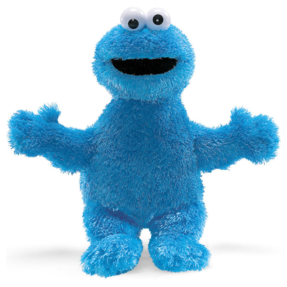 GUND Sesame Street Stuffed Cookie Monster Plush Sesame Street Doll