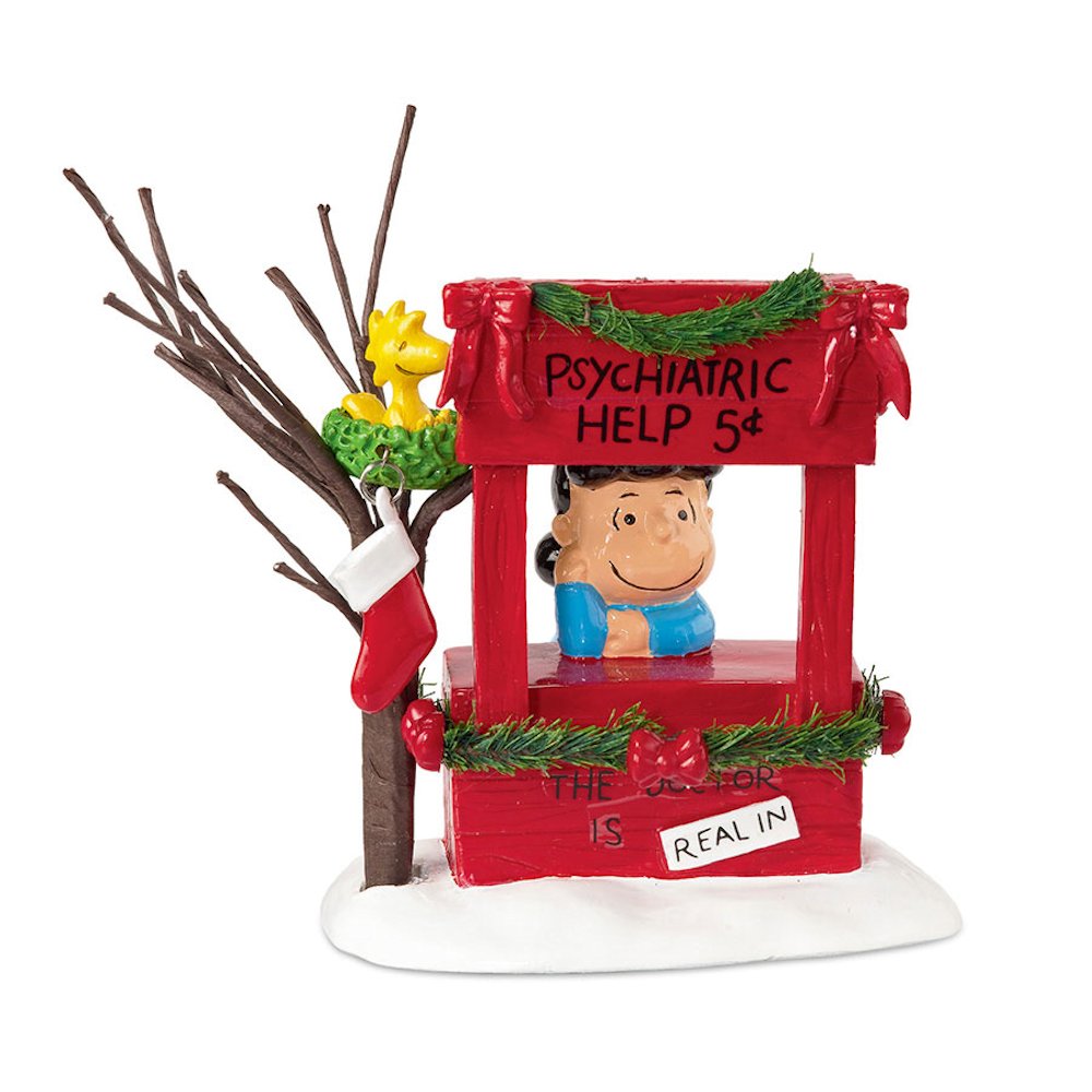 Department 56 Peanuts Village Lucy Is In Accessory Figurine
