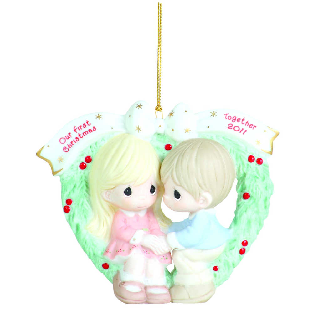 Precious Moments Our First Christmas Together Dated 2011 Ornament