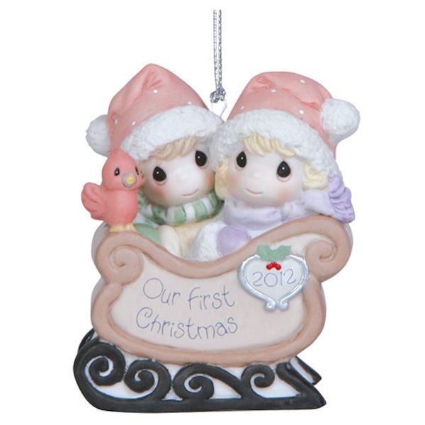 Precious Moments Our First Christmas Together 2012 Dated Ornament
