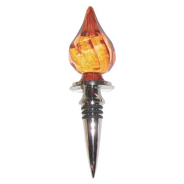 Cypress Home Amber Drop Wine Stopper
