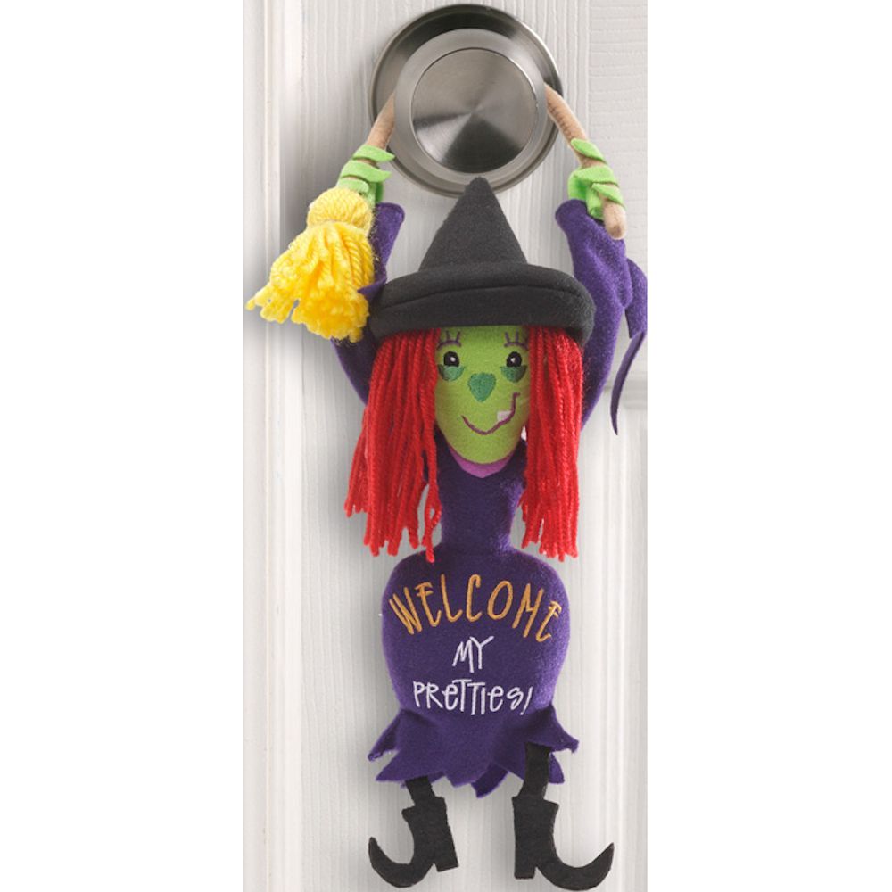 GUND Halloween Witch Door Hanger Plush