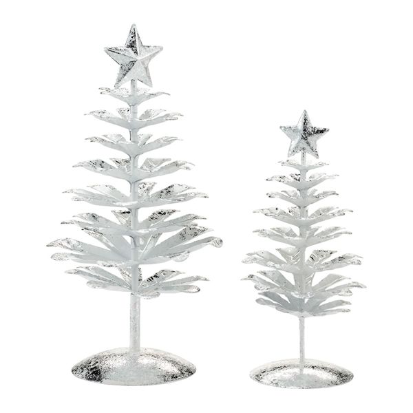 Department 56 Village Accessories Silver Pines, Set of 2