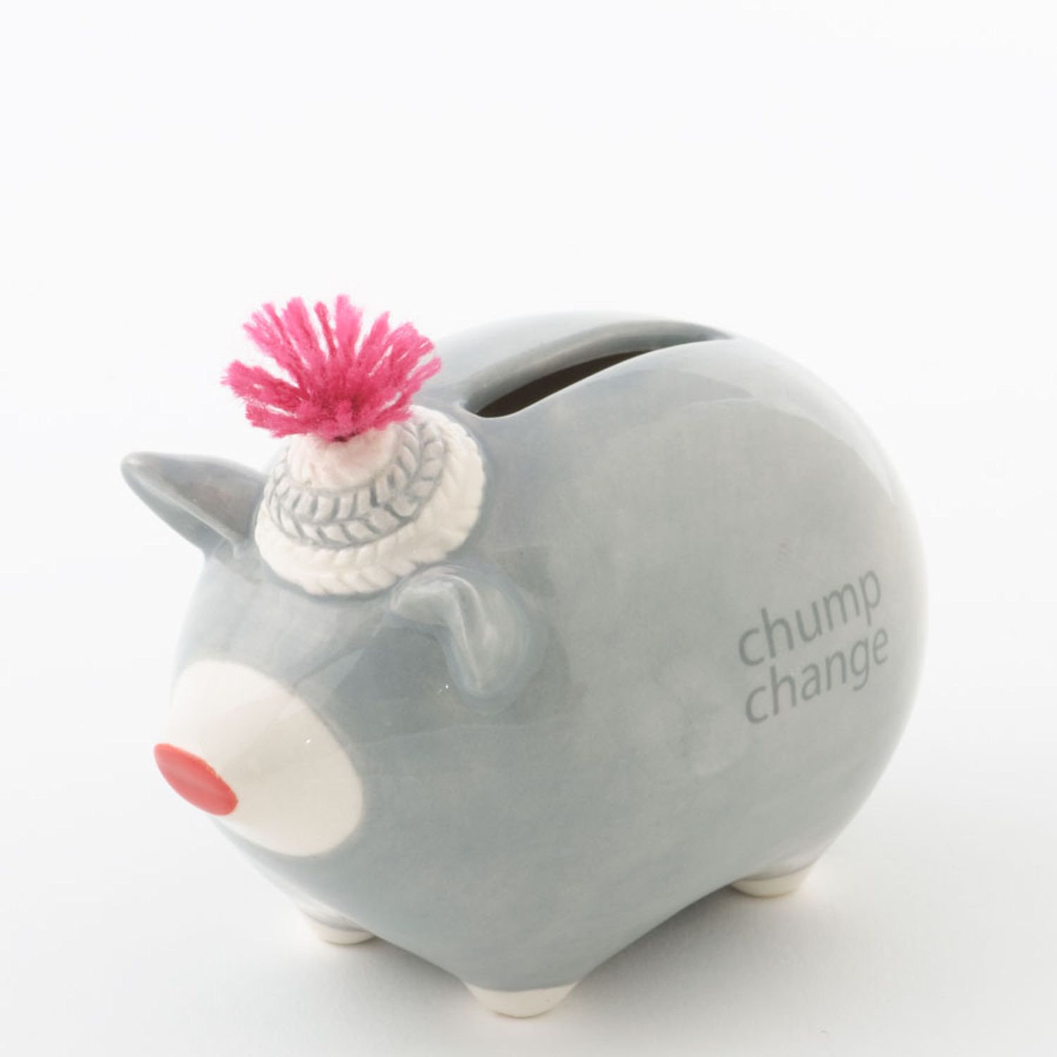 Money Talks Chump Change Piggy Bank