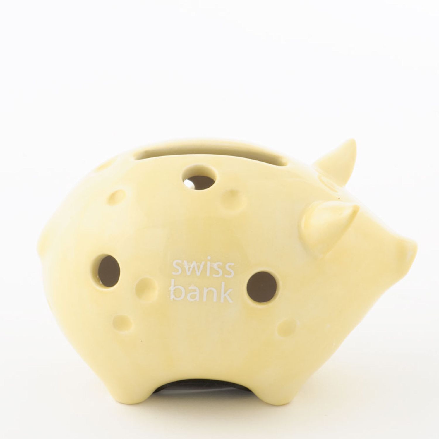 Money Talks Swiss Piggy Bank