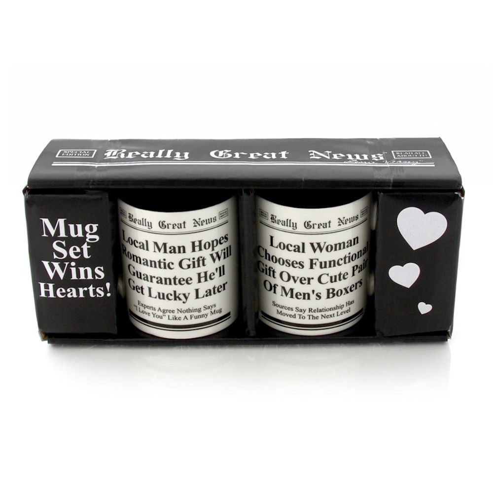 Really Great News Romantic Mug Gift Set