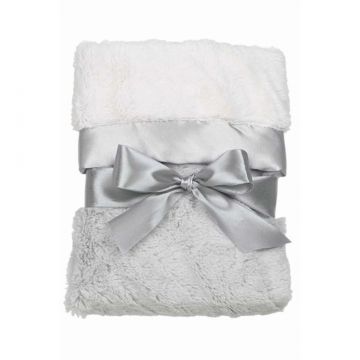 Bearington Baby Silky Soft Crib Blanket - Steel