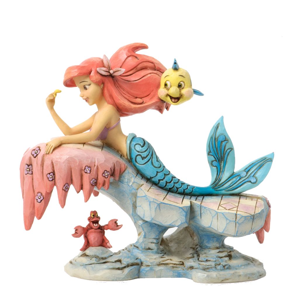 Heartwood Creek Dreaming Under The Sea - Little Mermaid Ariel Figurine