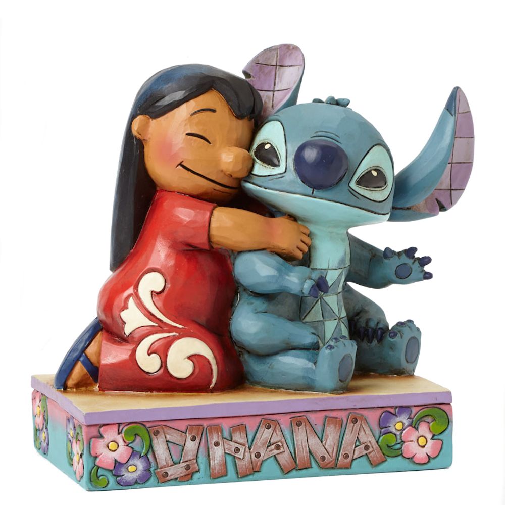 Heartwood Creek Disney Ohana Means Family - Lilo Hugging Stitch
