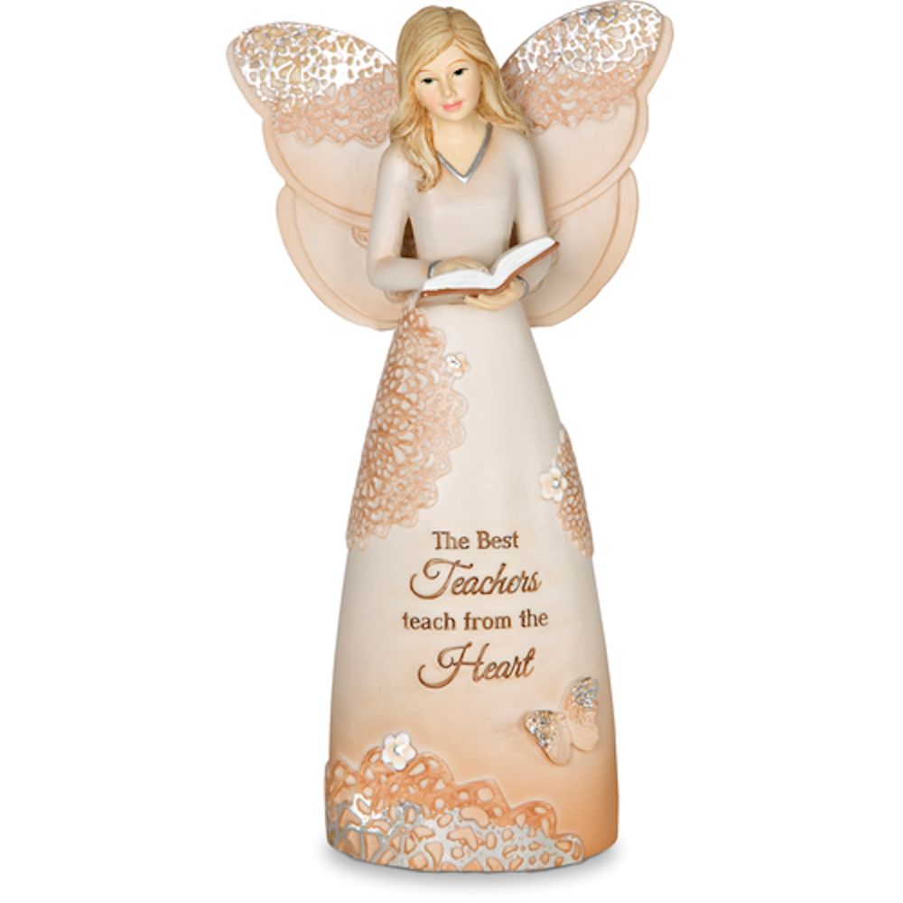 Pavilion Gift Light Your Way Every Day Teacher - Angel Holding Book