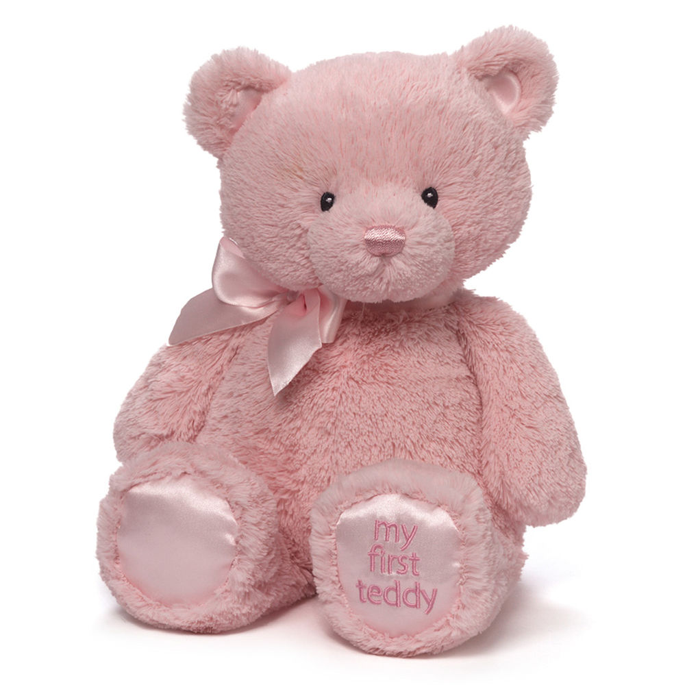 GUND babyGUND My 1st Teddy Pink Medium Plush Bear