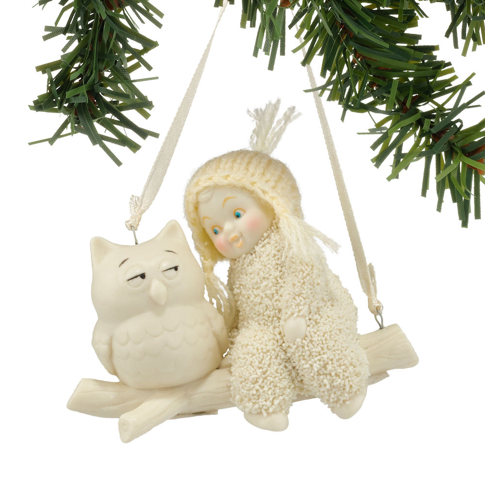Snowbabies Celebrations Into The Woods Wise Advice Ornament