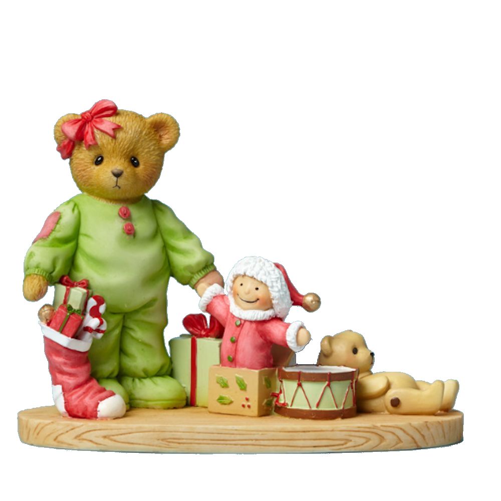 Details about   Cherished Teddies 133479 Ashley Bear with Basket Christmas Figurine 