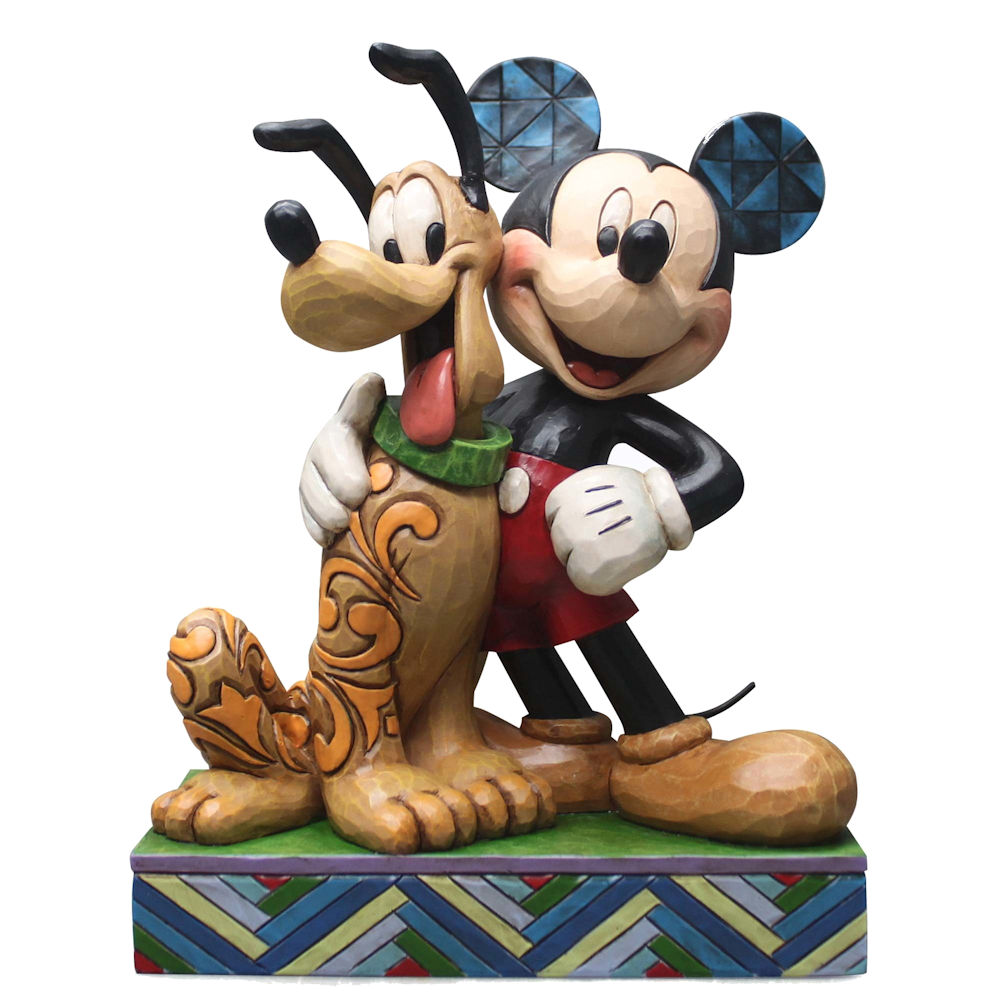 Heartwood Creek Disney Best Pals - Mickey and Pluto Figurine