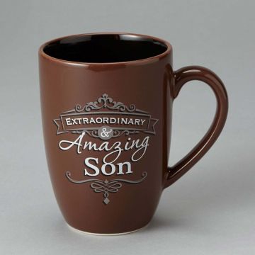 Insignia Extraordinary and Amazing Son Mug