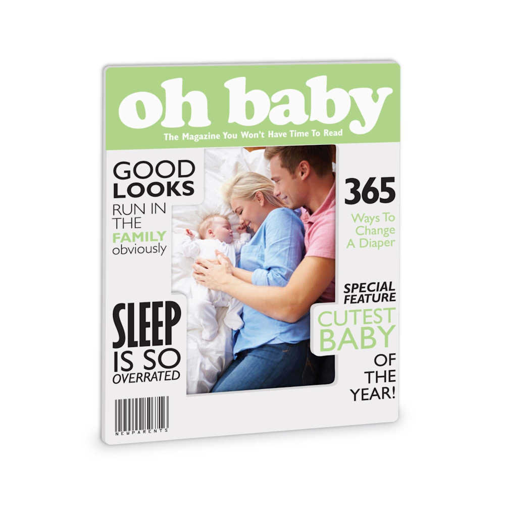 Really Great News Oh Baby Magazine Frame