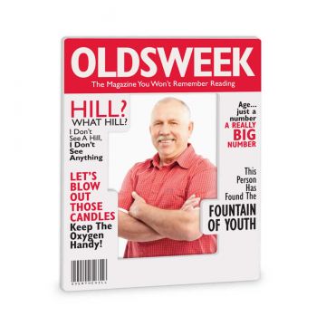 Really Great News Oldsweek Magazine Frame