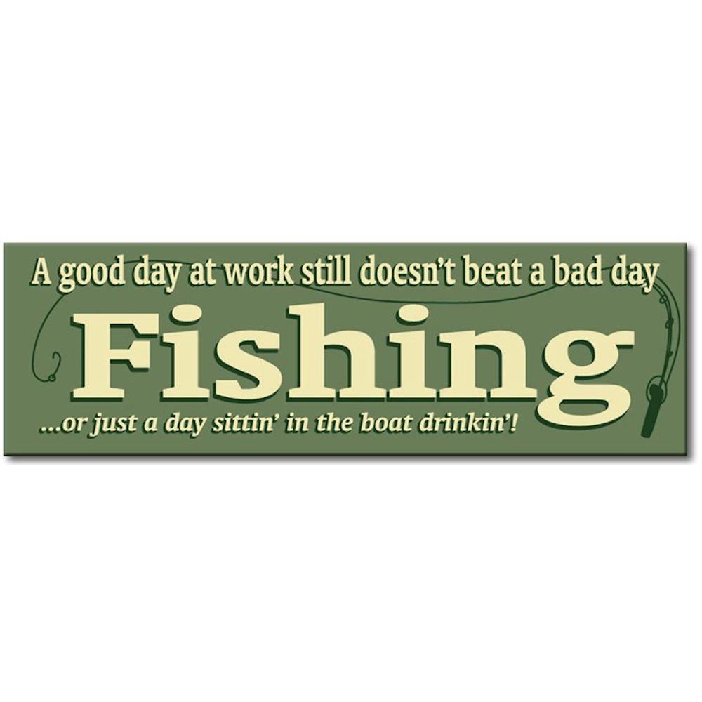My Word! A Good Day At Work 5x16 Hanging Sign