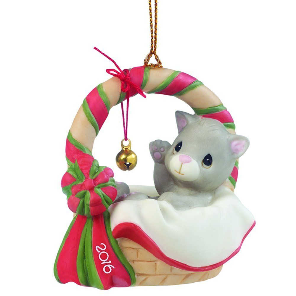 Precious Moments Meowie Christmas Dated 2016 Ornament