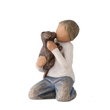Willow Tree Kindness Figurine (boy, darker skin tone and hair color)