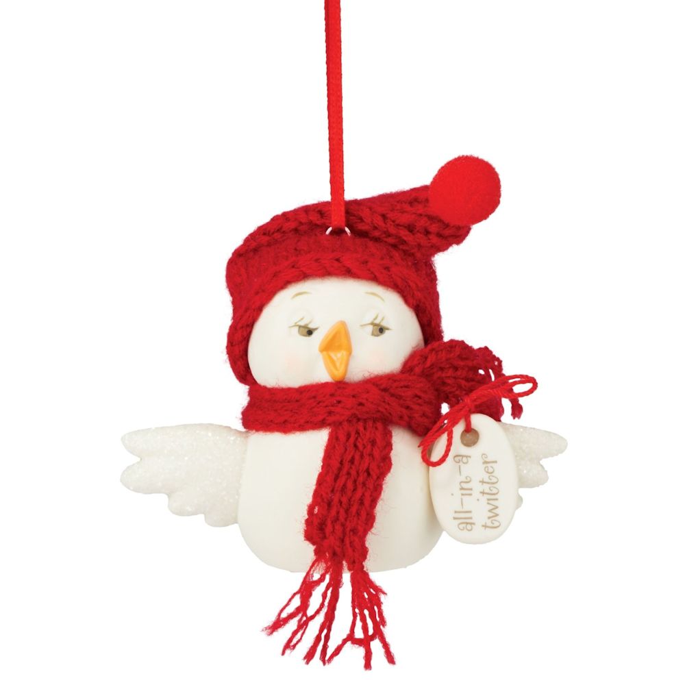 Snowpinions All In A Twitter Snowbird Ornament