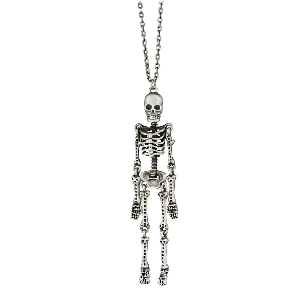 Department 56 Halloween Skeleton Necklace