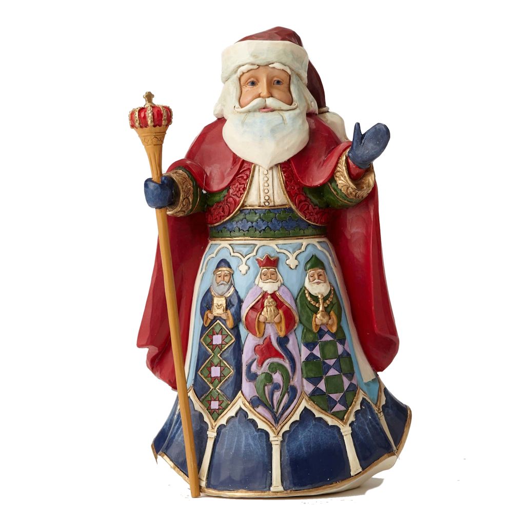 Heartwood Creek Behold The Day Of The Kings - Spanish Santa Figurine