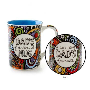 Our Name Is Mud Dad's Favorite Cuppa Doodle Mug